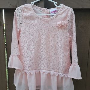 Nannette Girls pink blouse